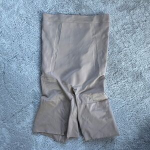 Spanx Beige high waisted Shapewear Shorts - Nude